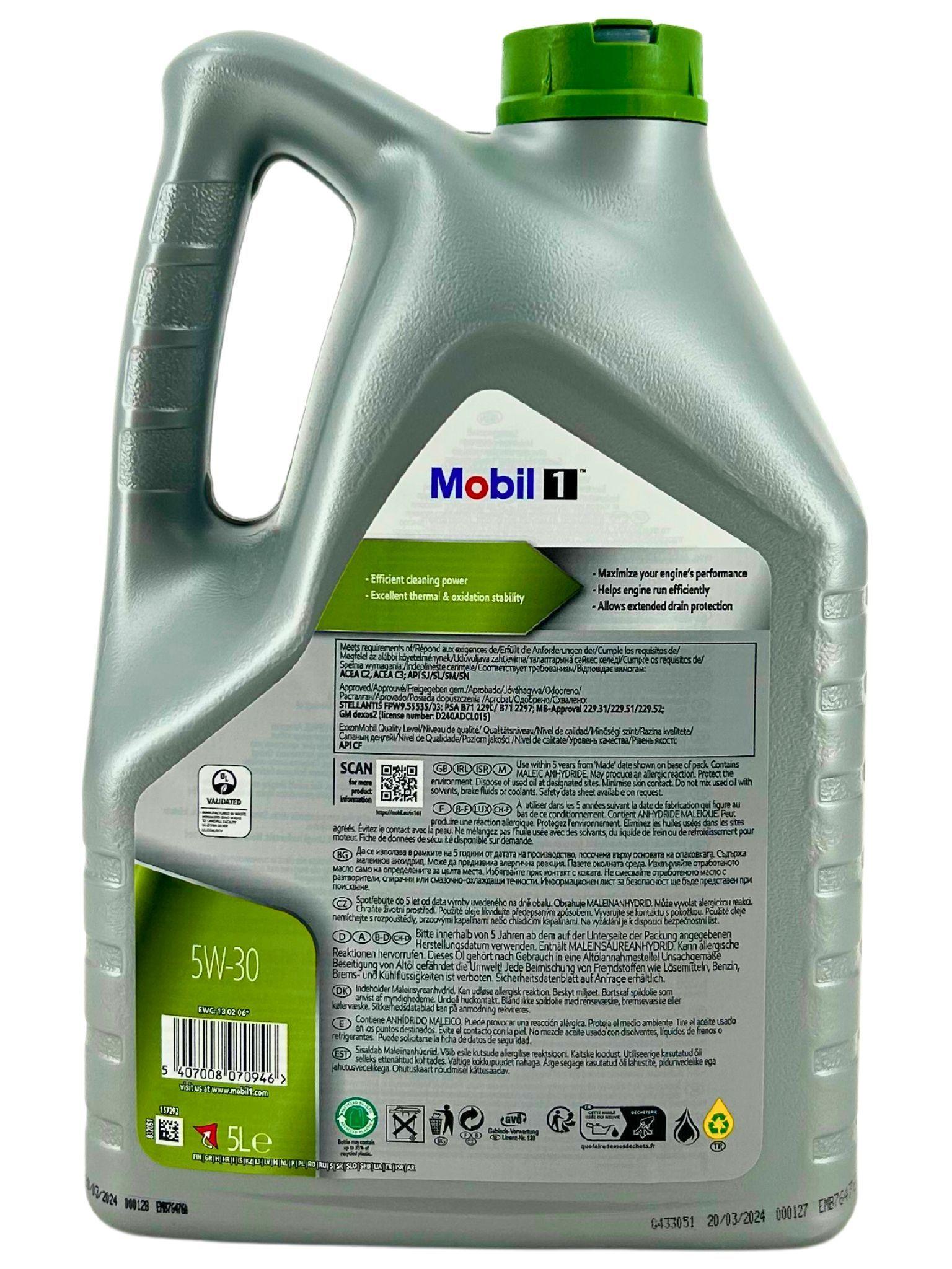Mobil 1 ESP Formula P 5W-30 4x5 Liter