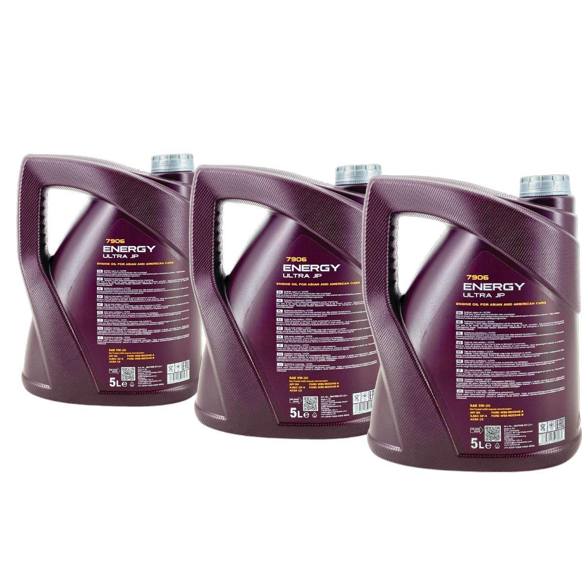 Mannol Energy Ultra JP 5W-20 3x5 Liter