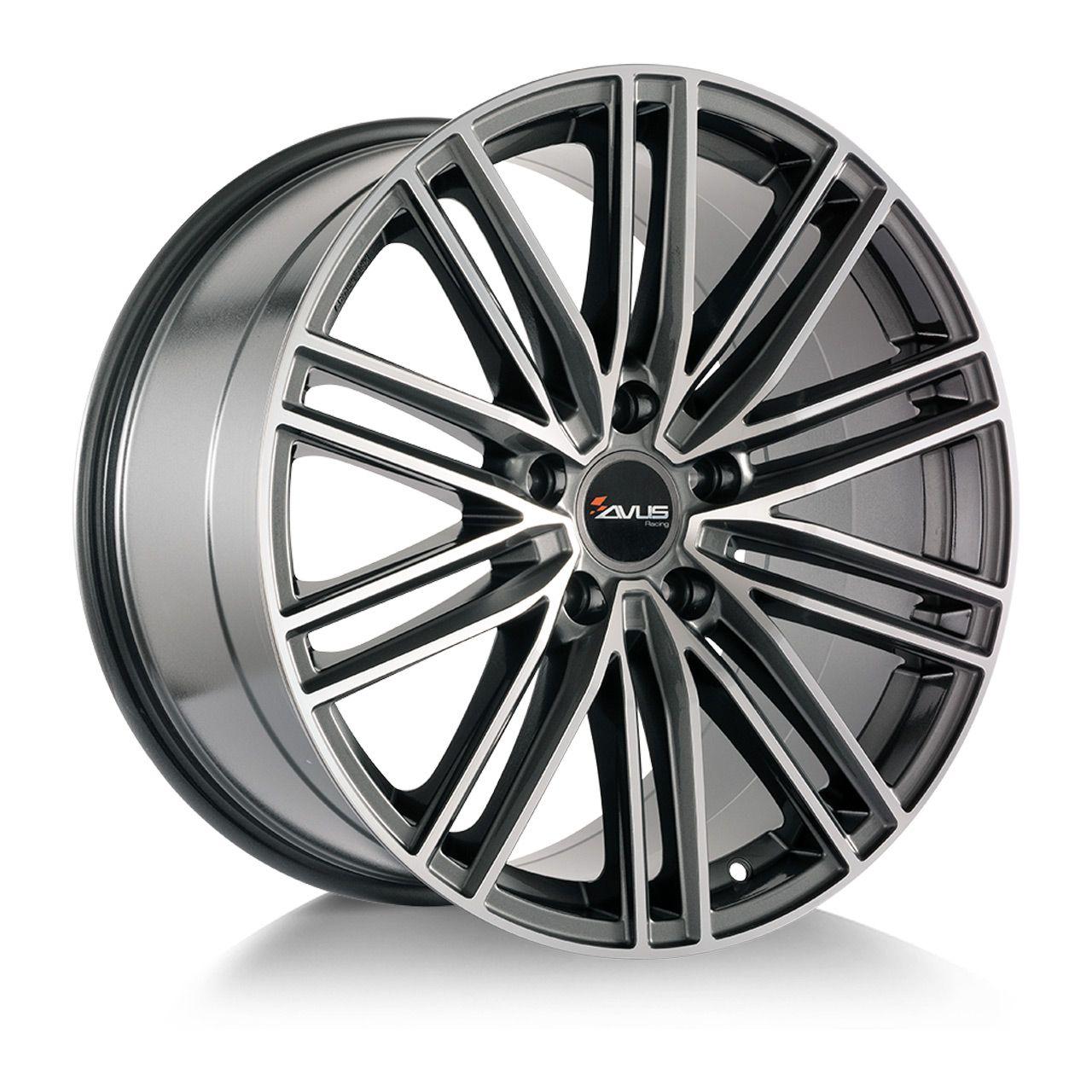 AVUS RACING AC-M08 anthracite polished 10.5Jx20 5x130 ET64