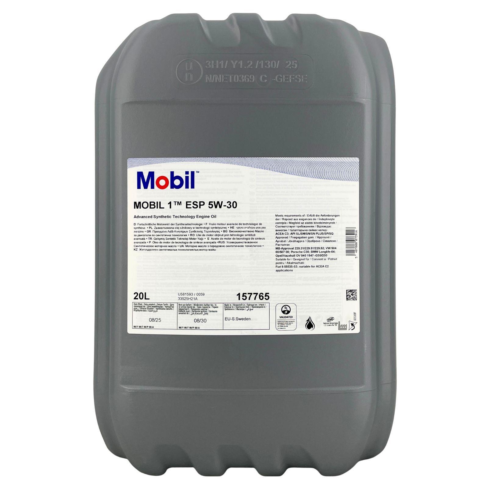 Mobil 1 ESP 5W-30 20 Liter Kanister