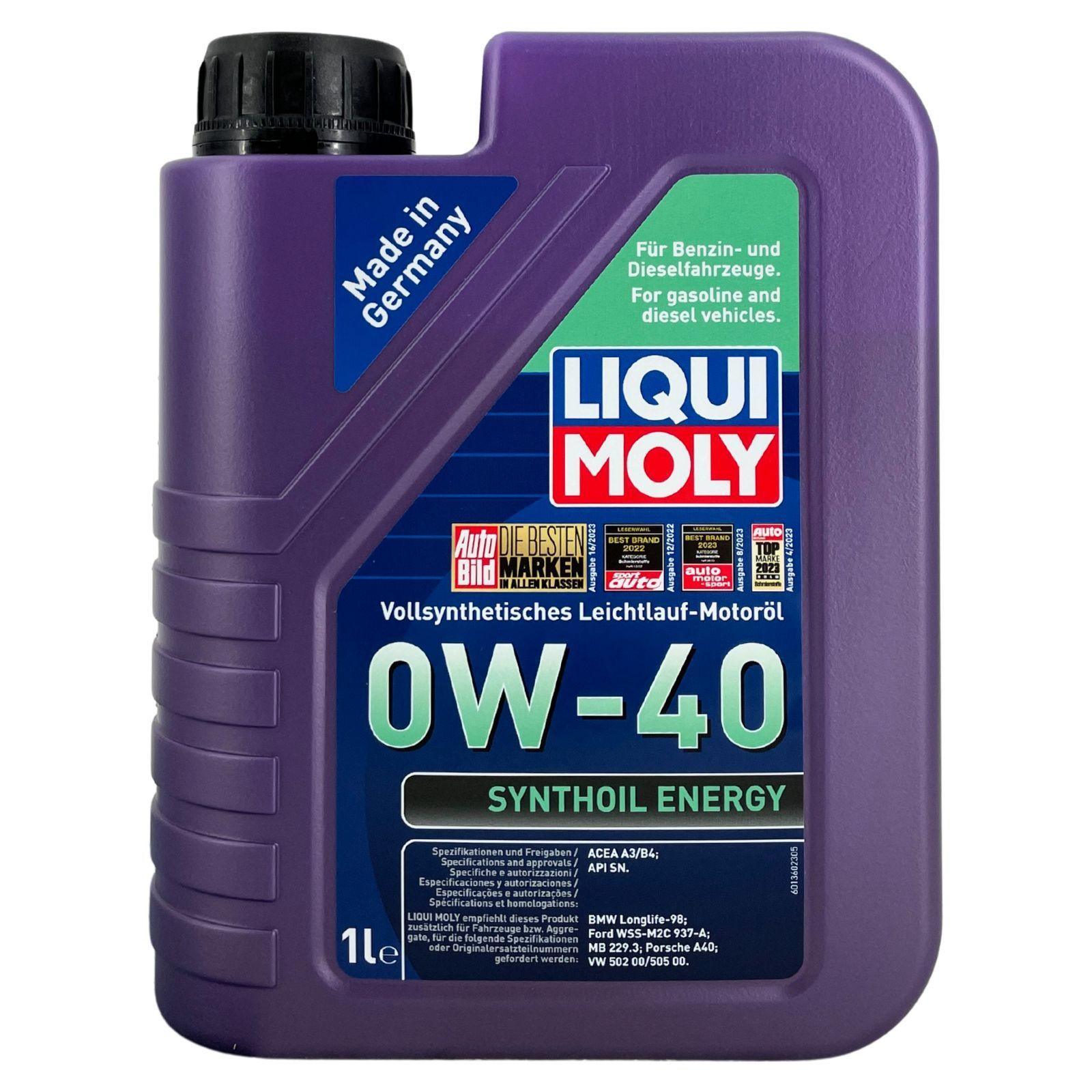 Liqui Moly Synthoil Energy 0W-40 1 Liter