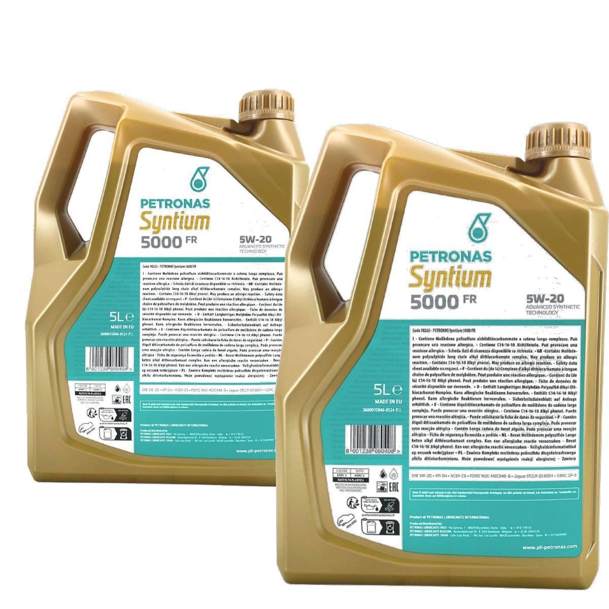 Petronas Syntium 5000 FR 5W-20 SN 2x5 Liter