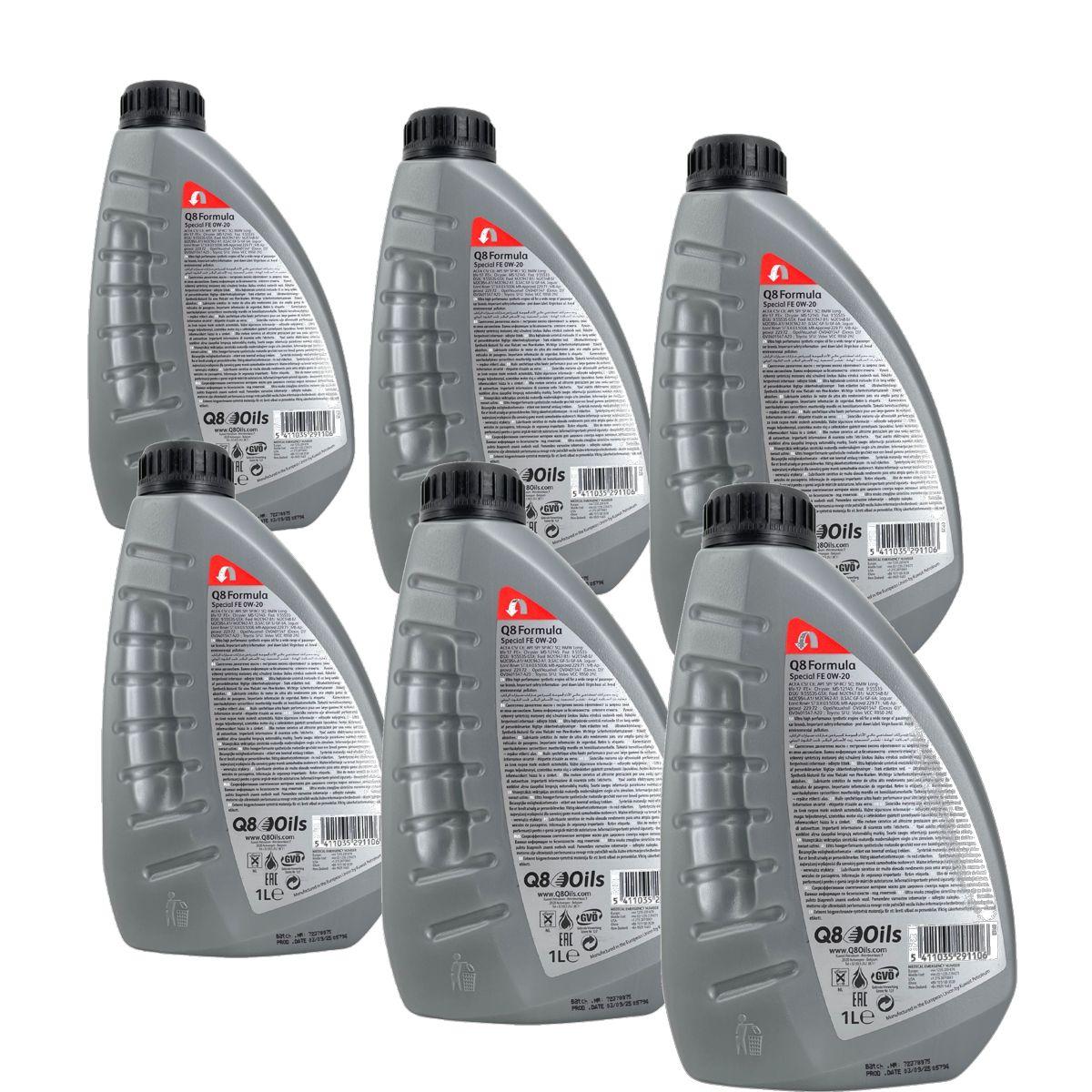 Q8 Formula Special FE 0W-20 6x1 Liter