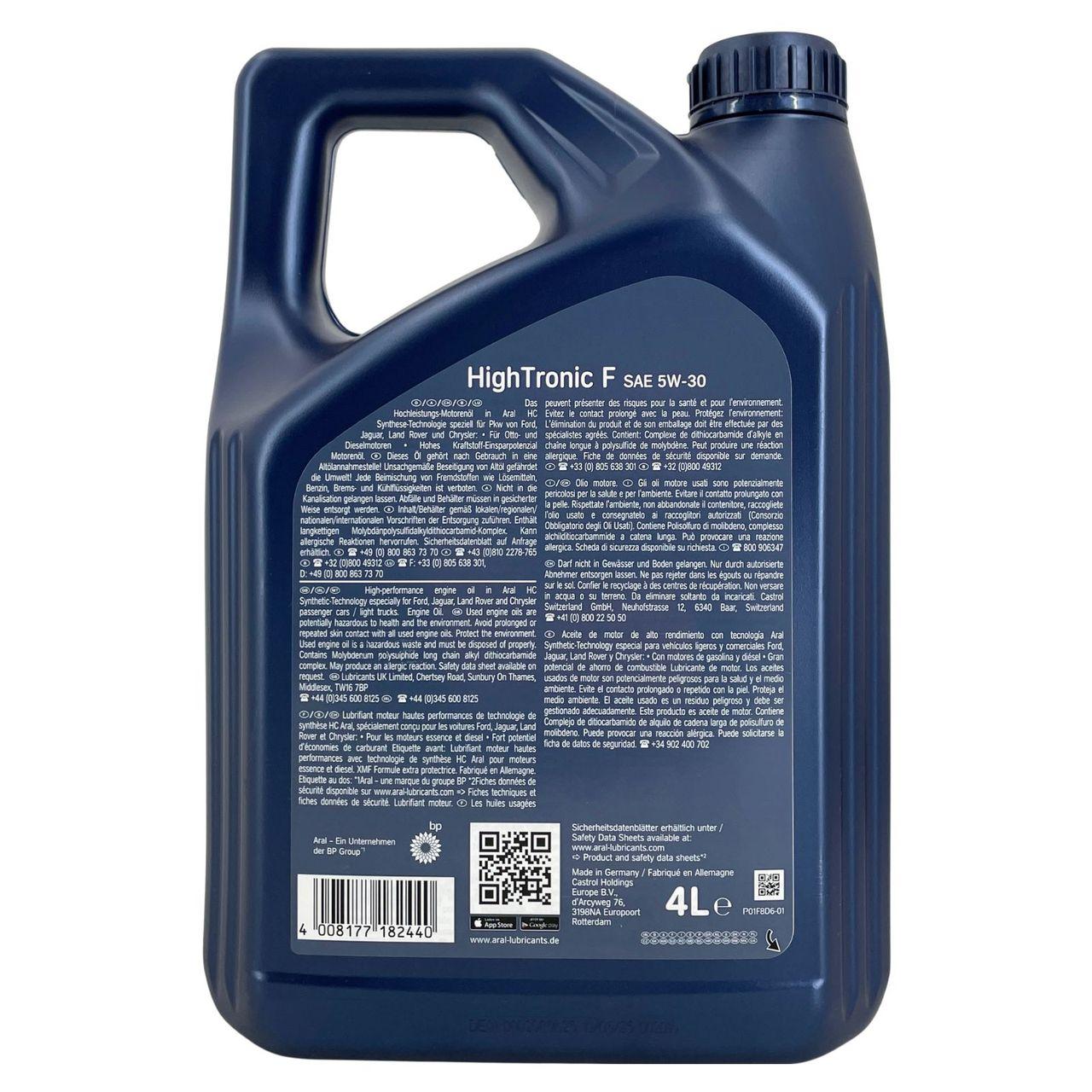 Aral HighTronic F 5W-30 4 Liter
