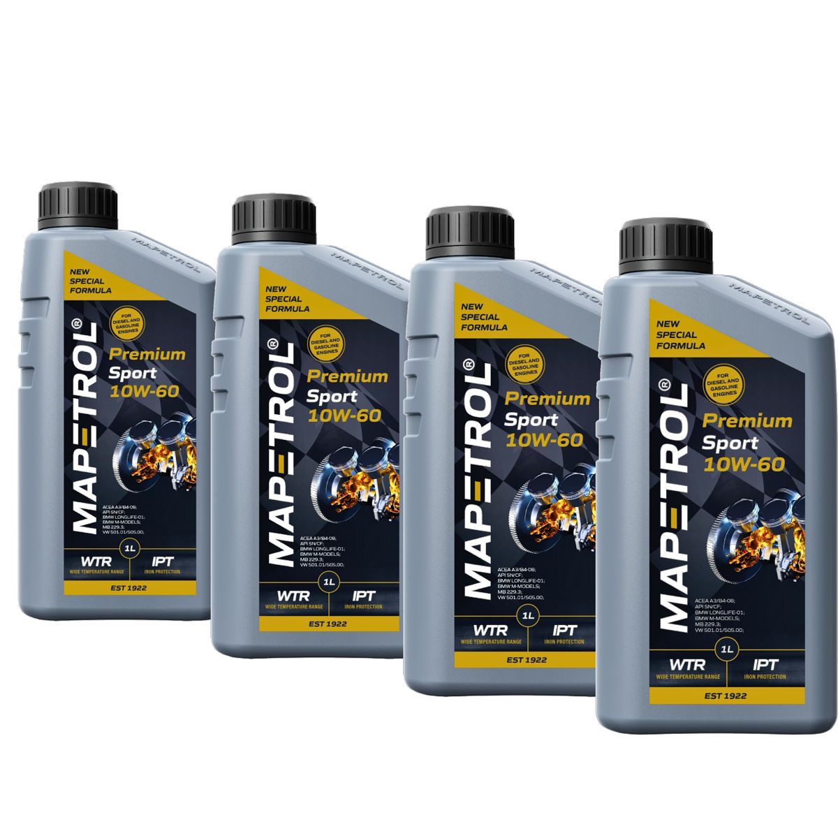 Mapetrol Premium Sport 10W-60 4x1 Liter