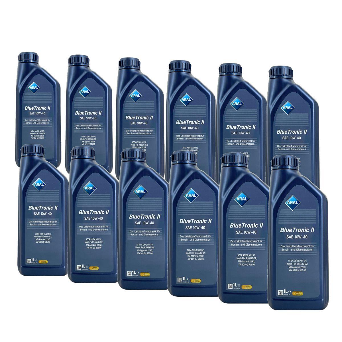 Aral BlueTronic II 10W-40 12x1 Liter