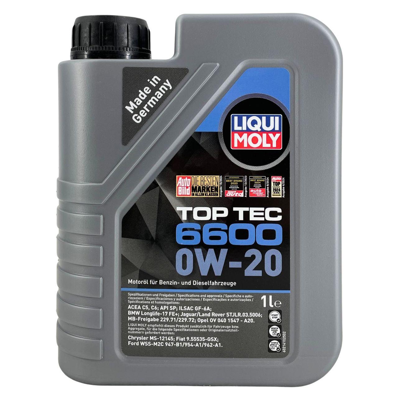 Liqui Moly Top Tec 6600 0W-20 1 Liter