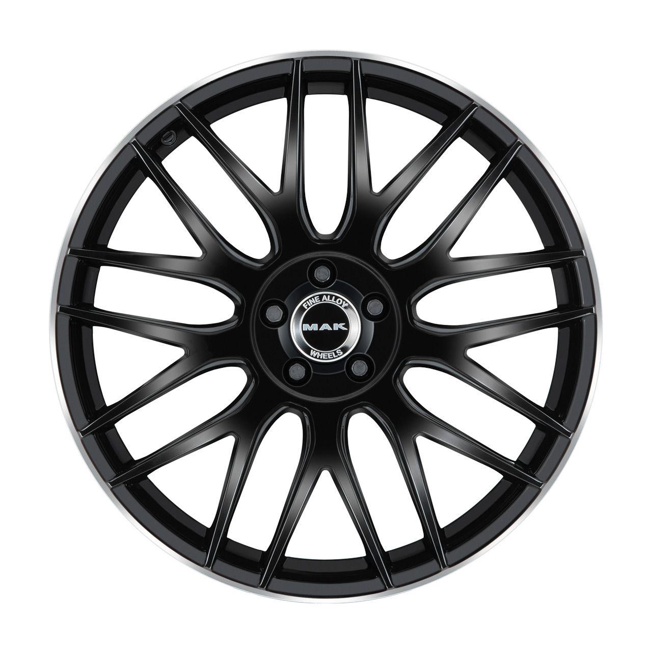 MAK ARROW-D gloss black mirror ring 9.5Jx20 5x112 ET50