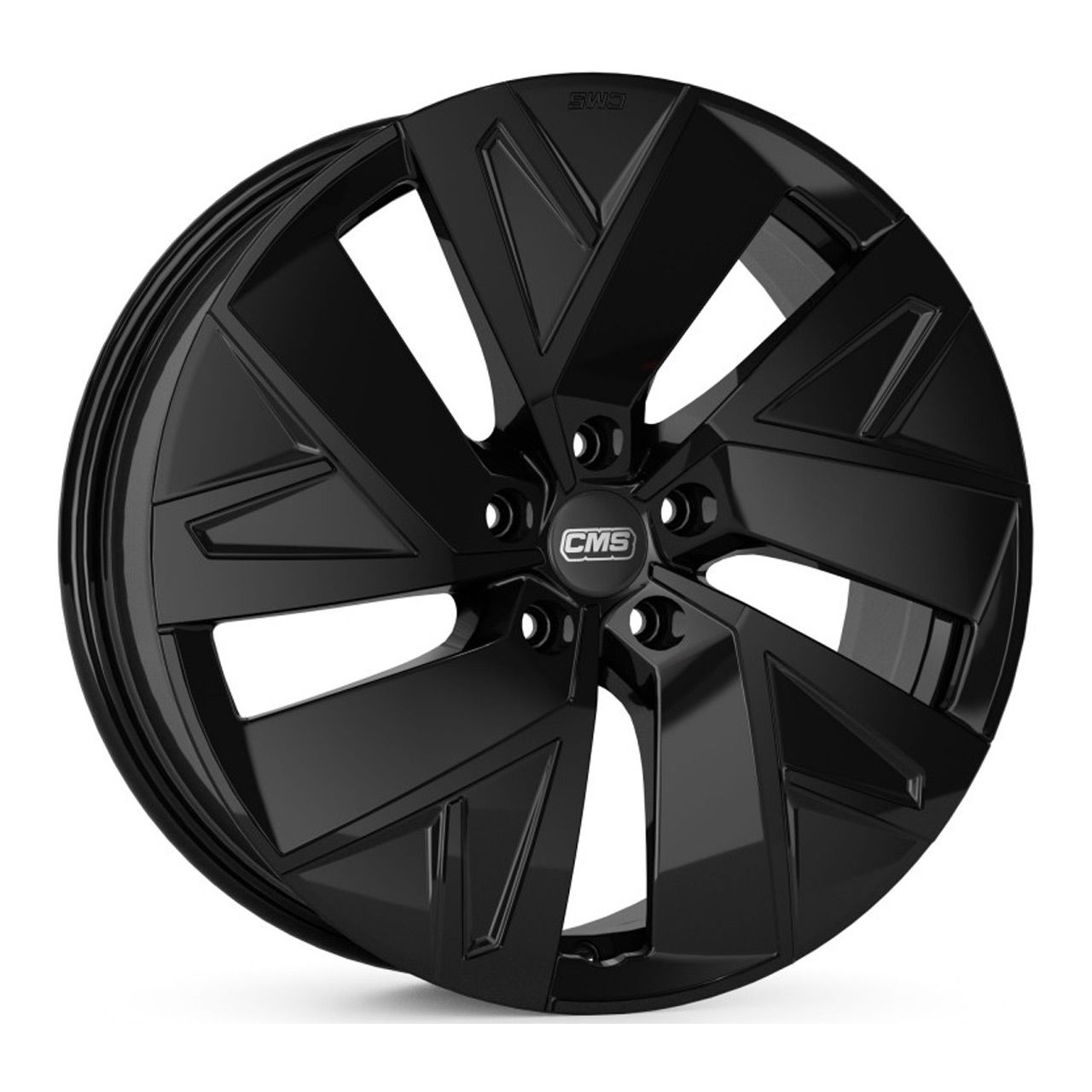 CMS C32-AERO complete black gloss 7.5Jx18 5x108 ET50