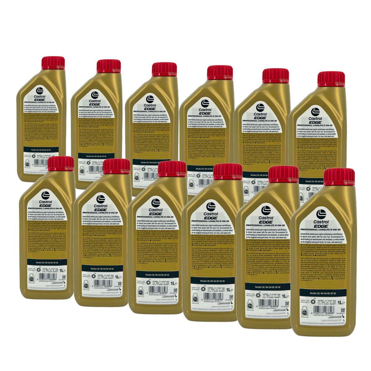 Castrol Edge Professional Longlife 3 0W-30 12x1 Liter
