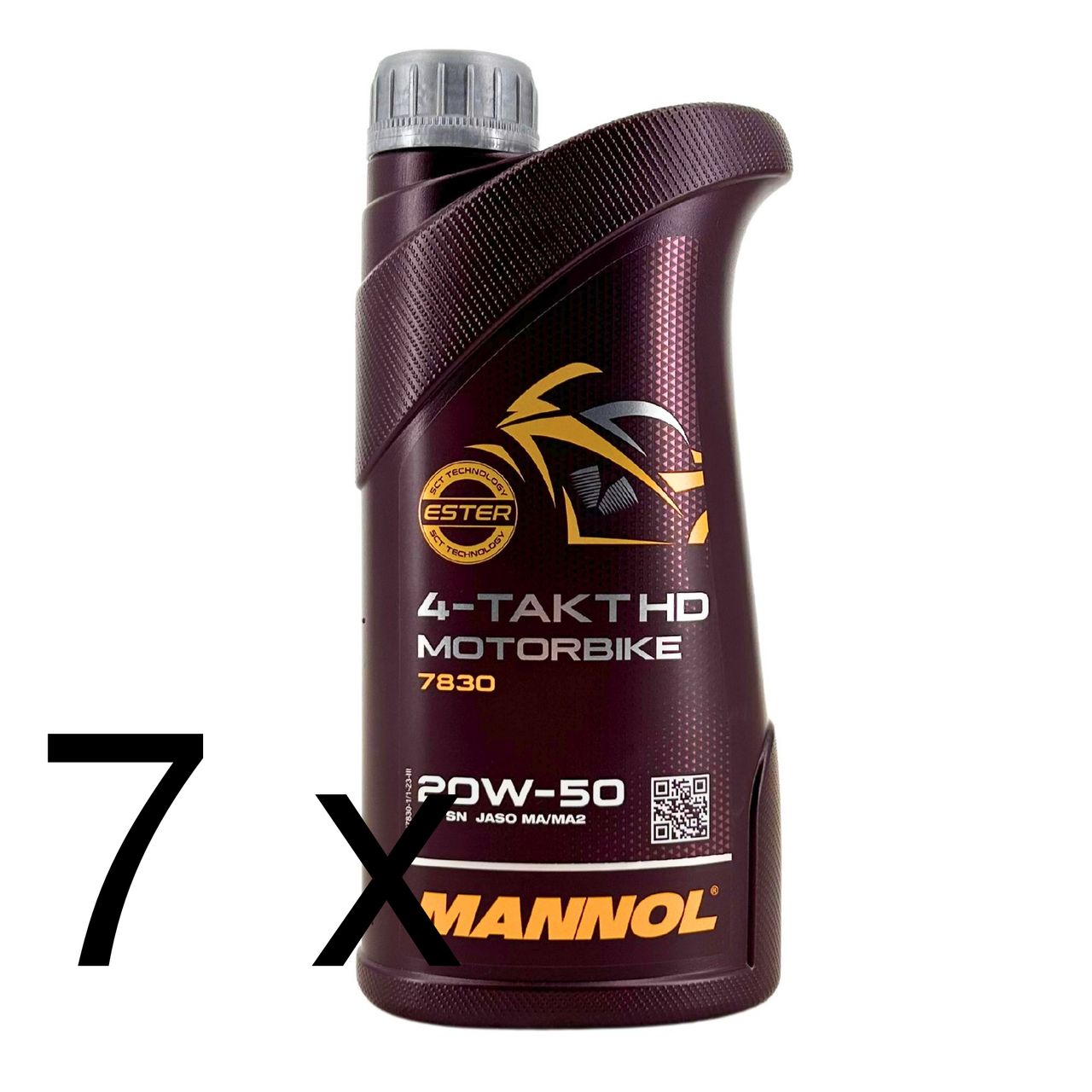 Mannol 4-Takt Motorbike HD 20W-50 7x1 Liter