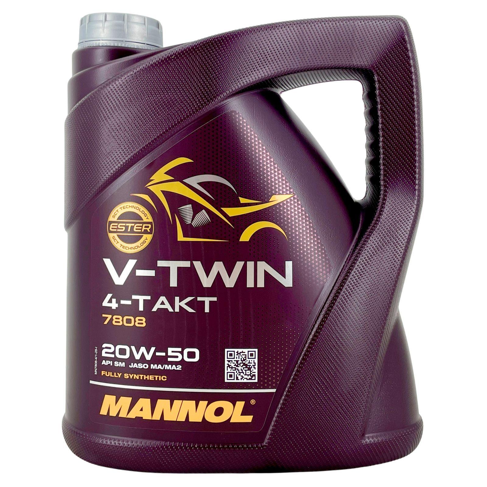 Mannol V-Twin 4-Takt 20W-50 4 Liter
