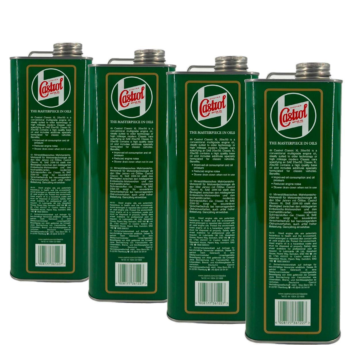 Castrol Classic XL 20W-50 4x5 Liter