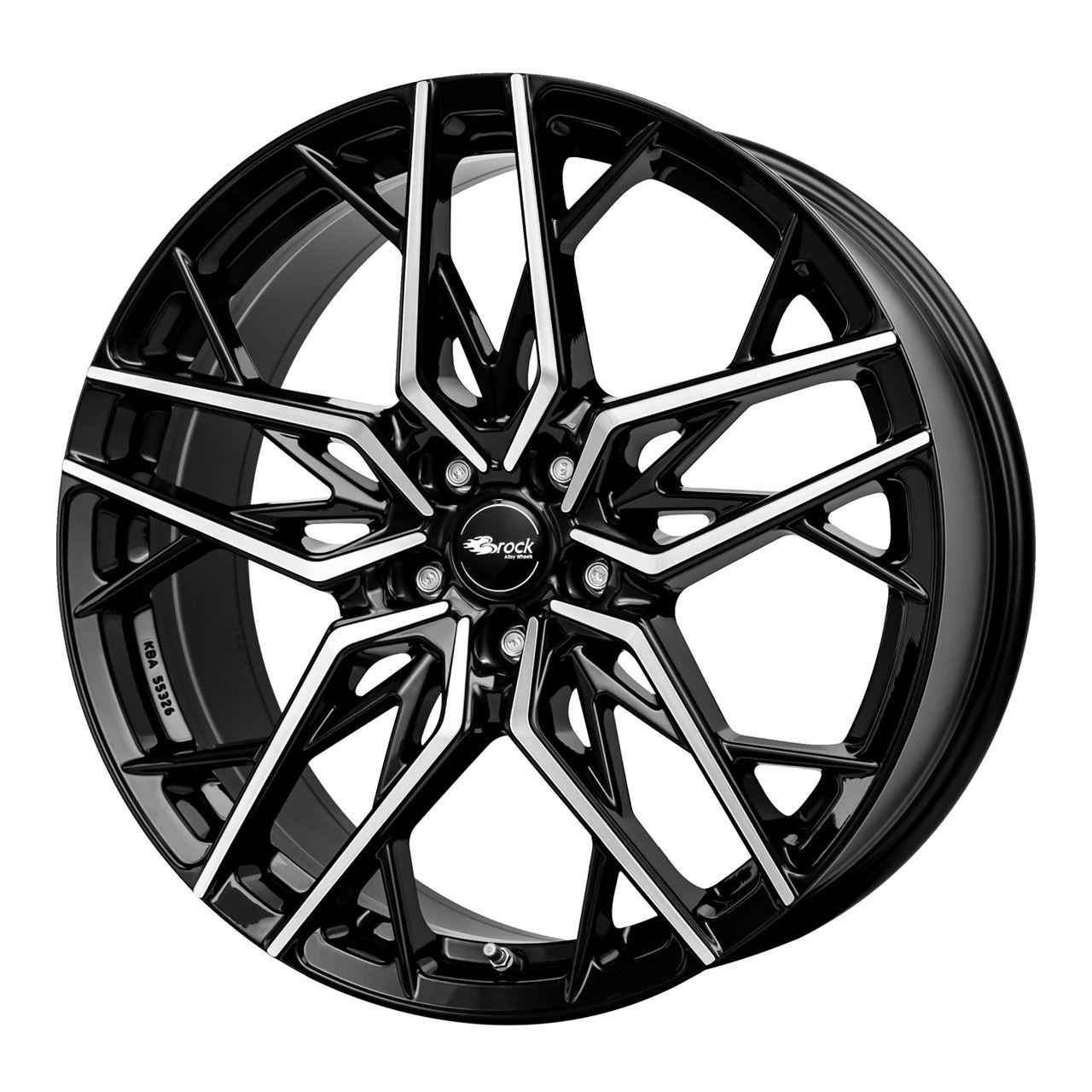 BROCK B44 schwarz glanz voll-poliert (sgvp) 8.5Jx20 5x114.3 ET40