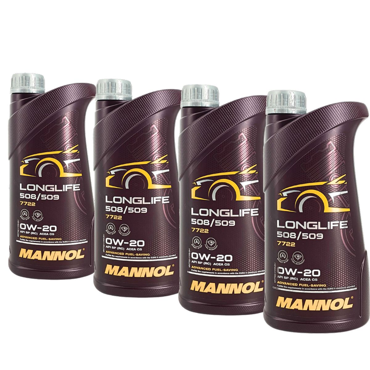 Mannol Longlife 508/509 0W-20 4x1 Liter