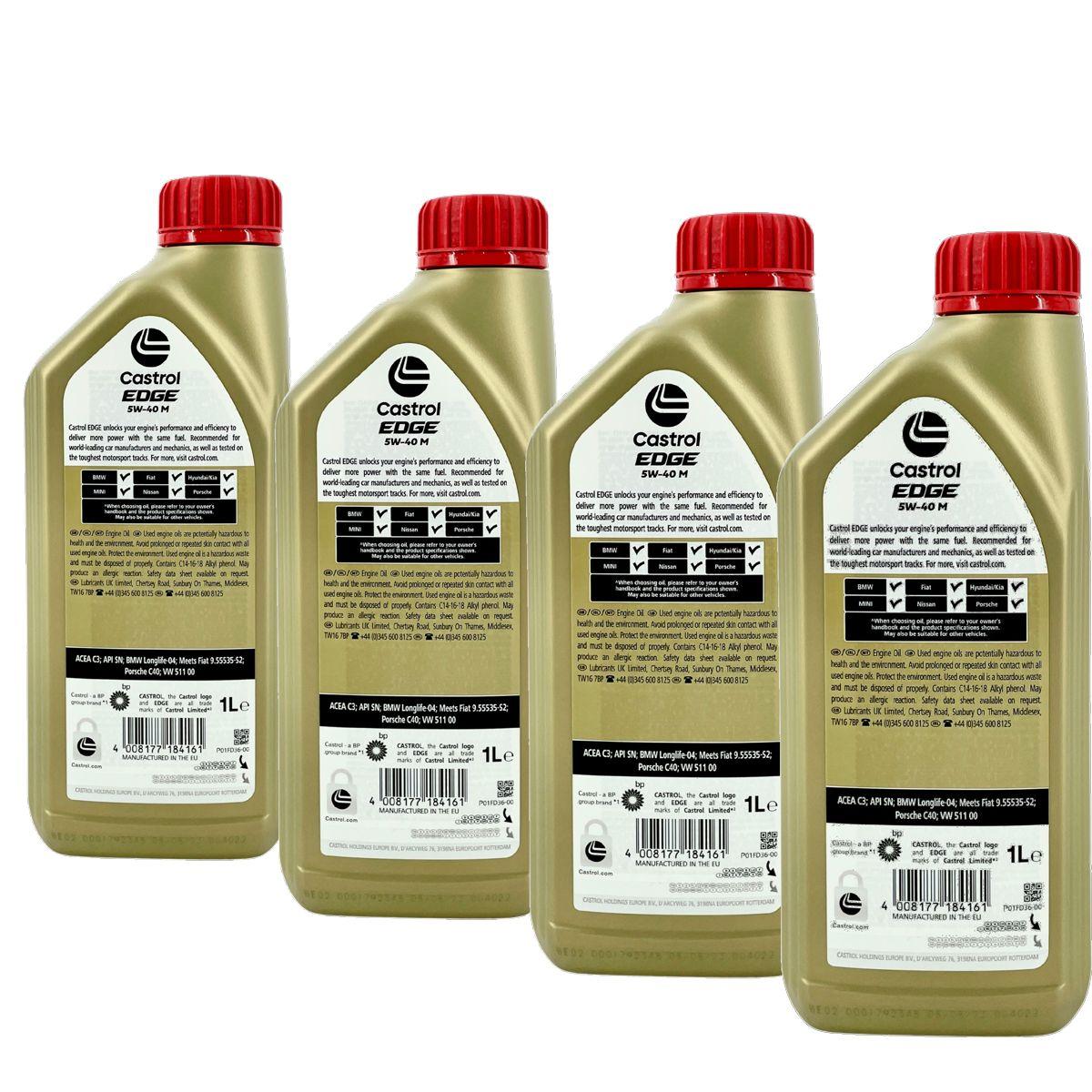Castrol Edge 5W-40 M 4x1 Liter