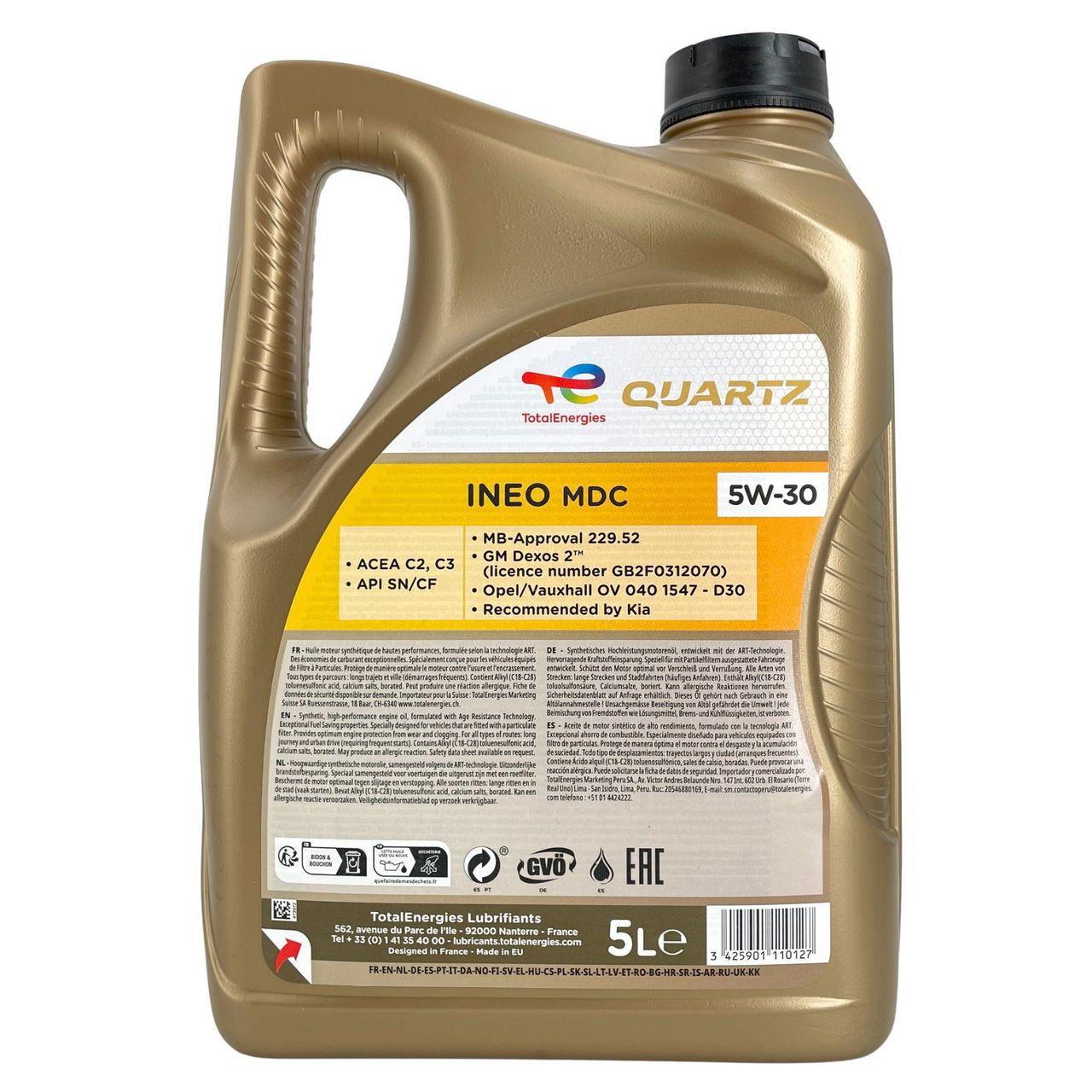 Total Quartz Ineo MDC 5W-30 5 Liter