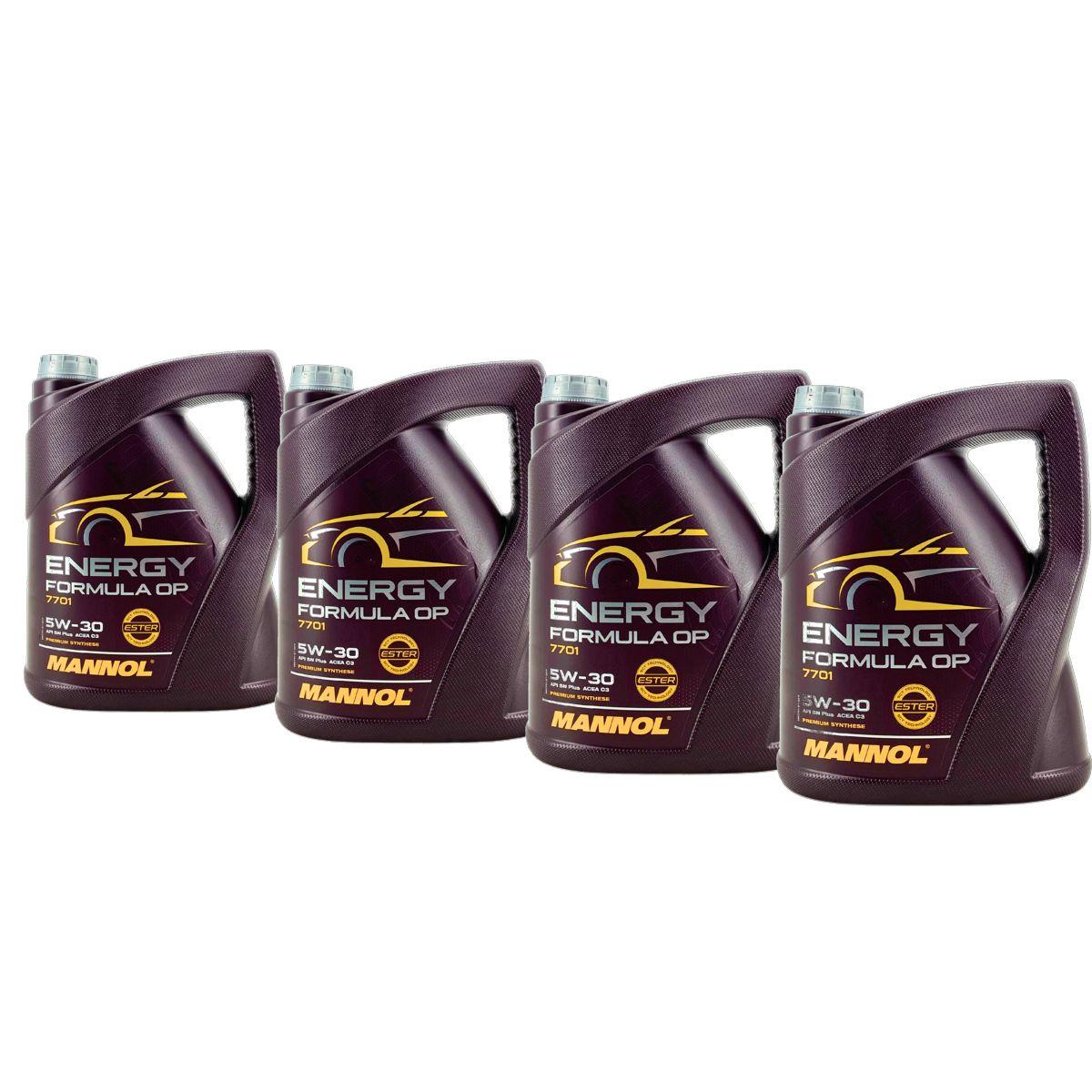 Mannol Energy Formula OP 5W-30 4x5 Liter