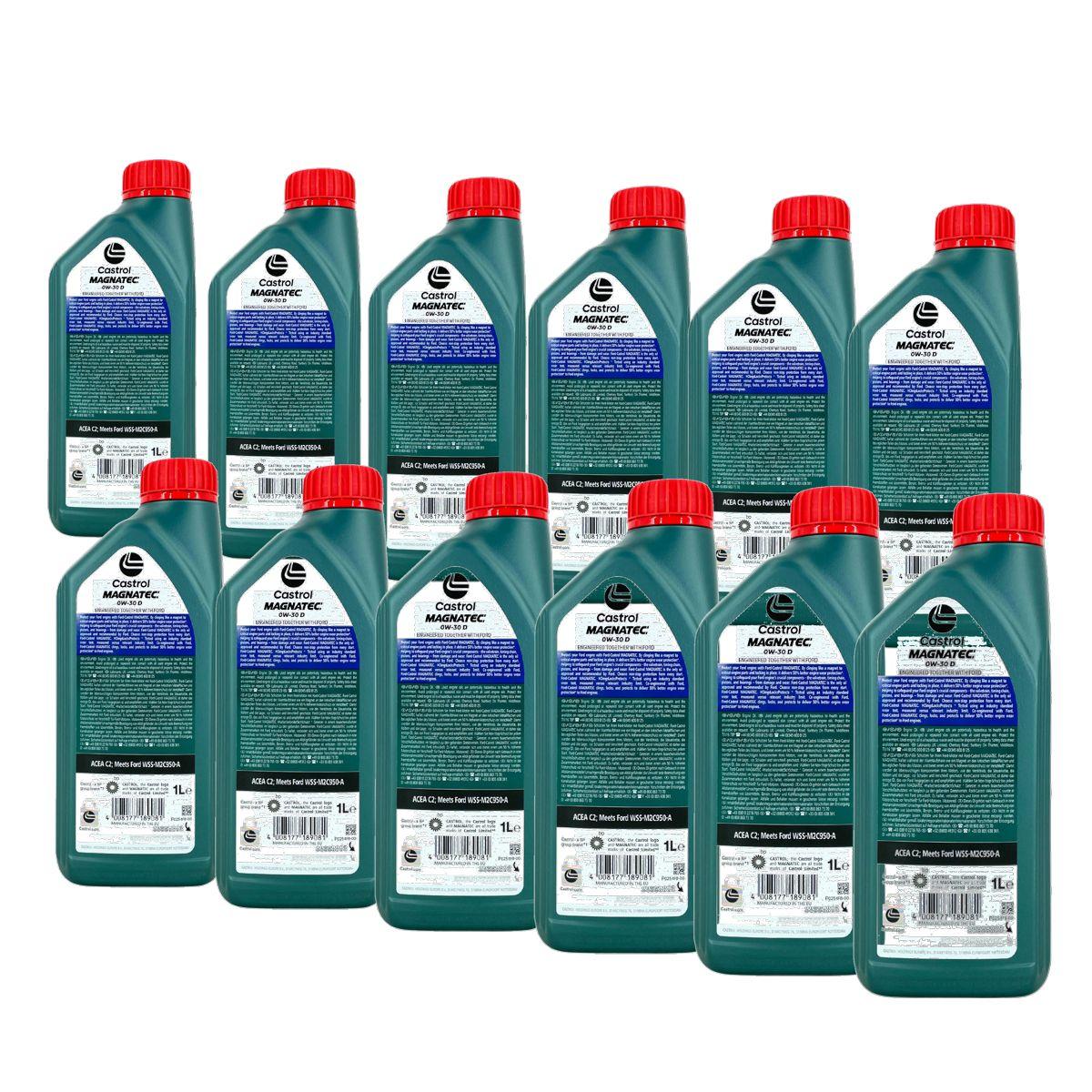 Ford Castrol Magnatec 0W-30 D 12x1 Liter