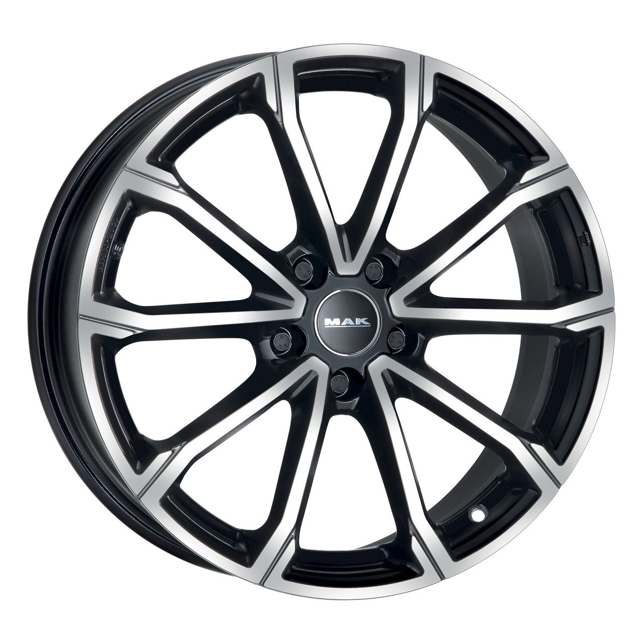 MAK DAVINCI black mirror 7.0Jx18 5x114.3 ET34