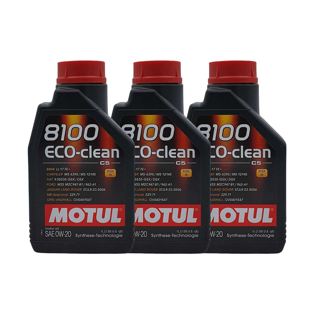 Motul 8100 Eco-clean 0W-20 3x1 Liter