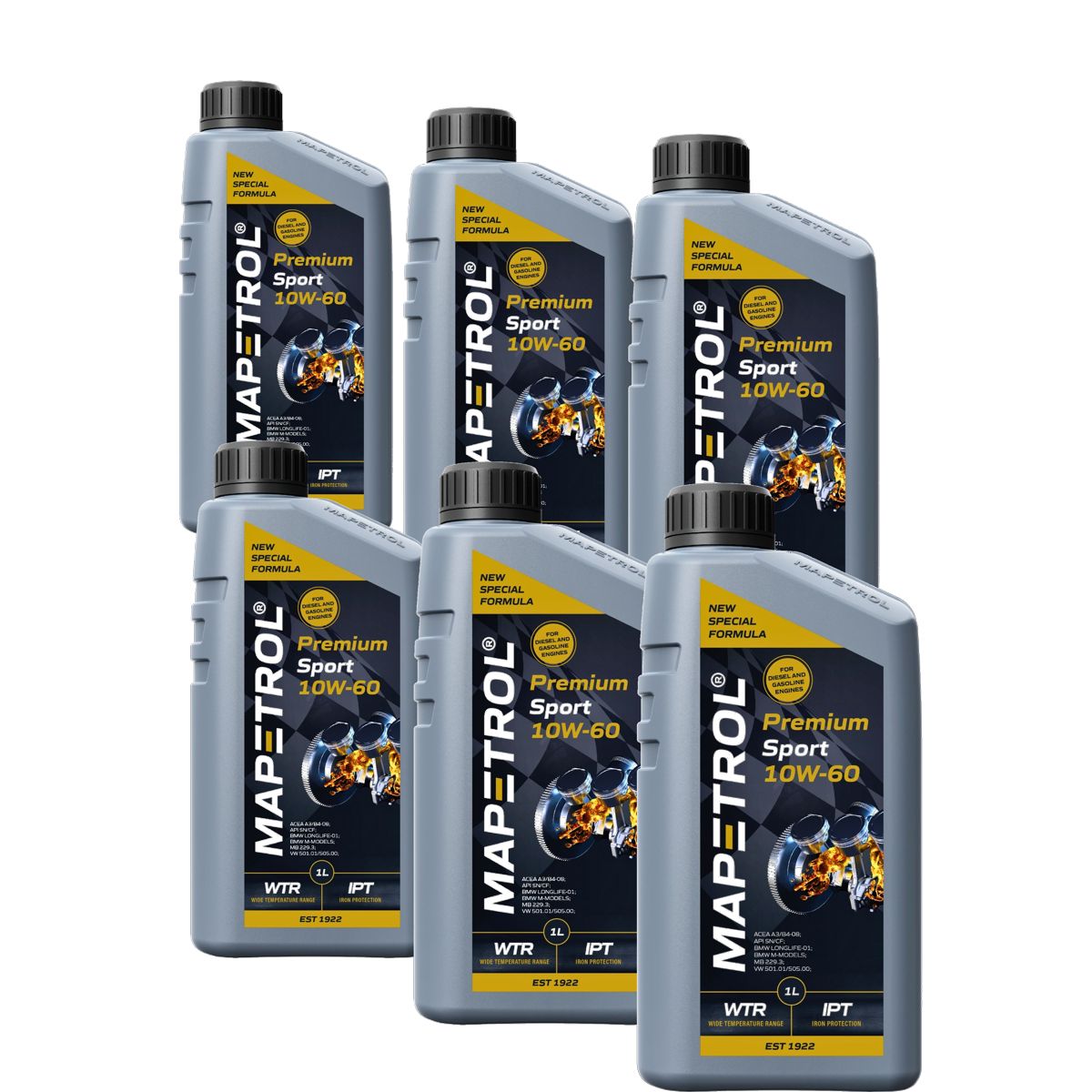 Mapetrol Premium Sport 10W-60 6x1 Liter