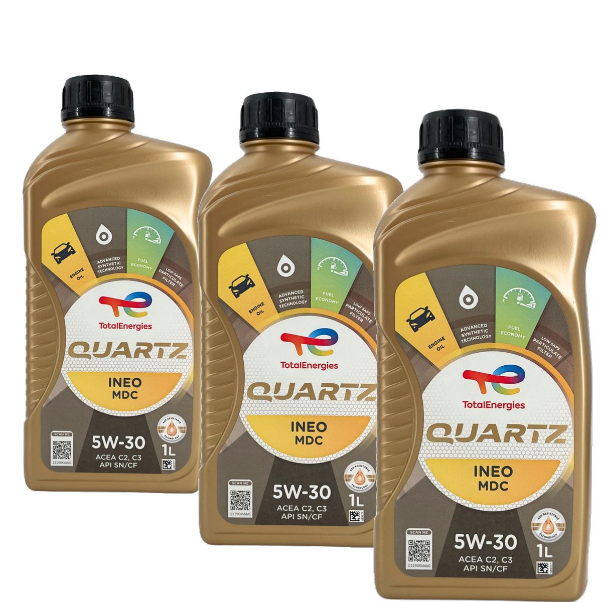 Total Quartz Ineo MDC 5W-30 3x1 Liter