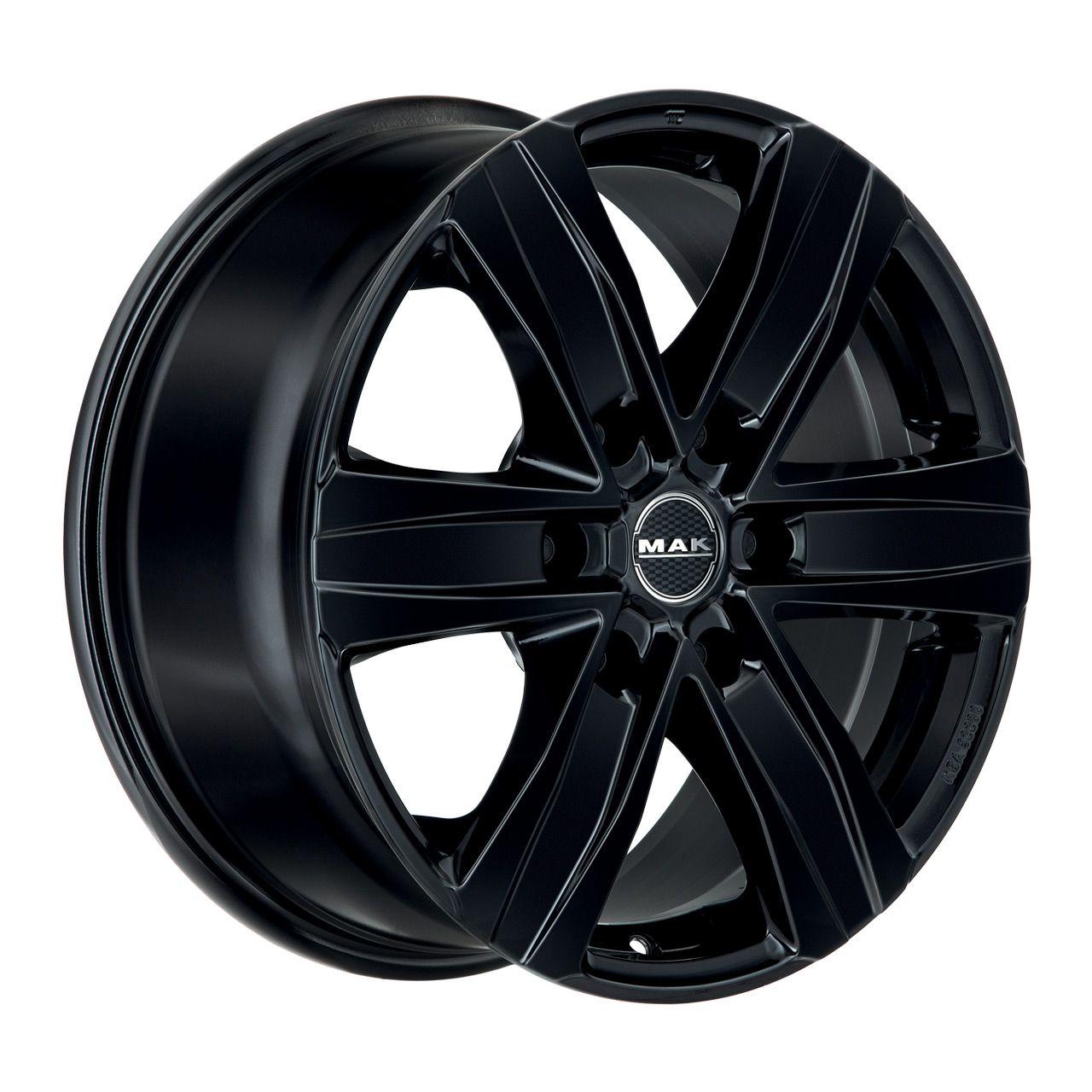 MAK STONE 6 schwarz glänzend 8.5Jx20 6x139.7 ET50