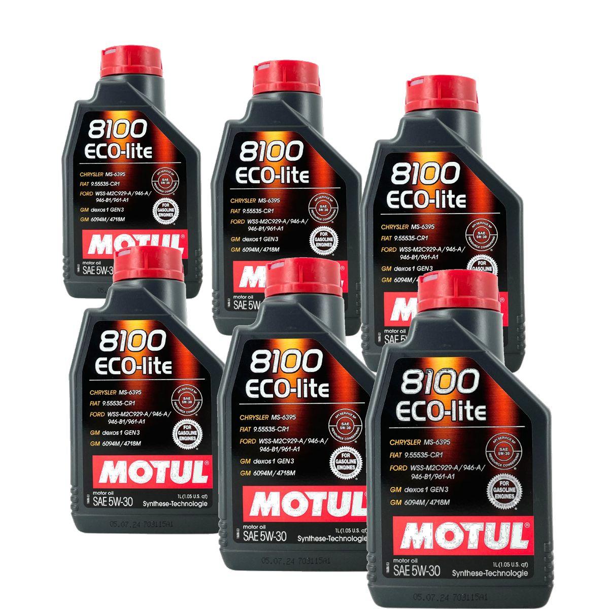 Motul 8100 Eco-lite 5W-30 6x1 Liter