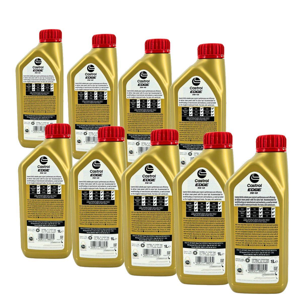 Castrol Edge 5W-40 9x1 Liter
