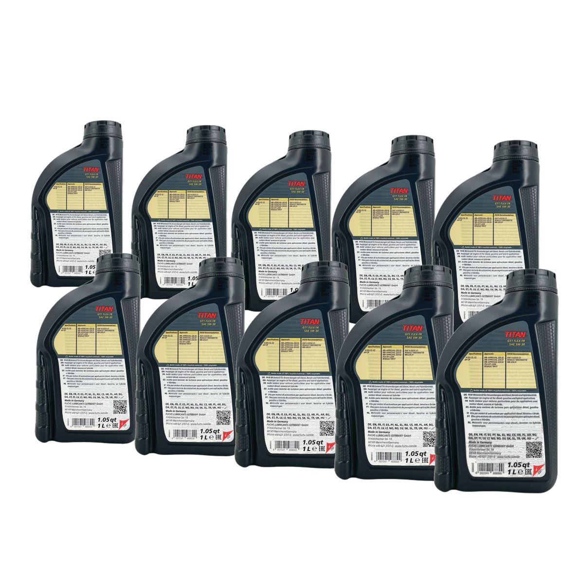 Fuchs Titan GT1 Flex FR 5W-30 10x1 Liter