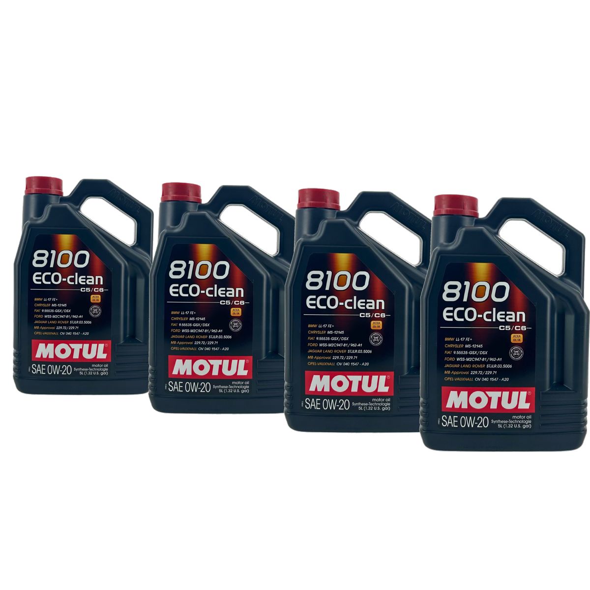 Motul 8100 Eco-clean 0W-20 4x5 Liter