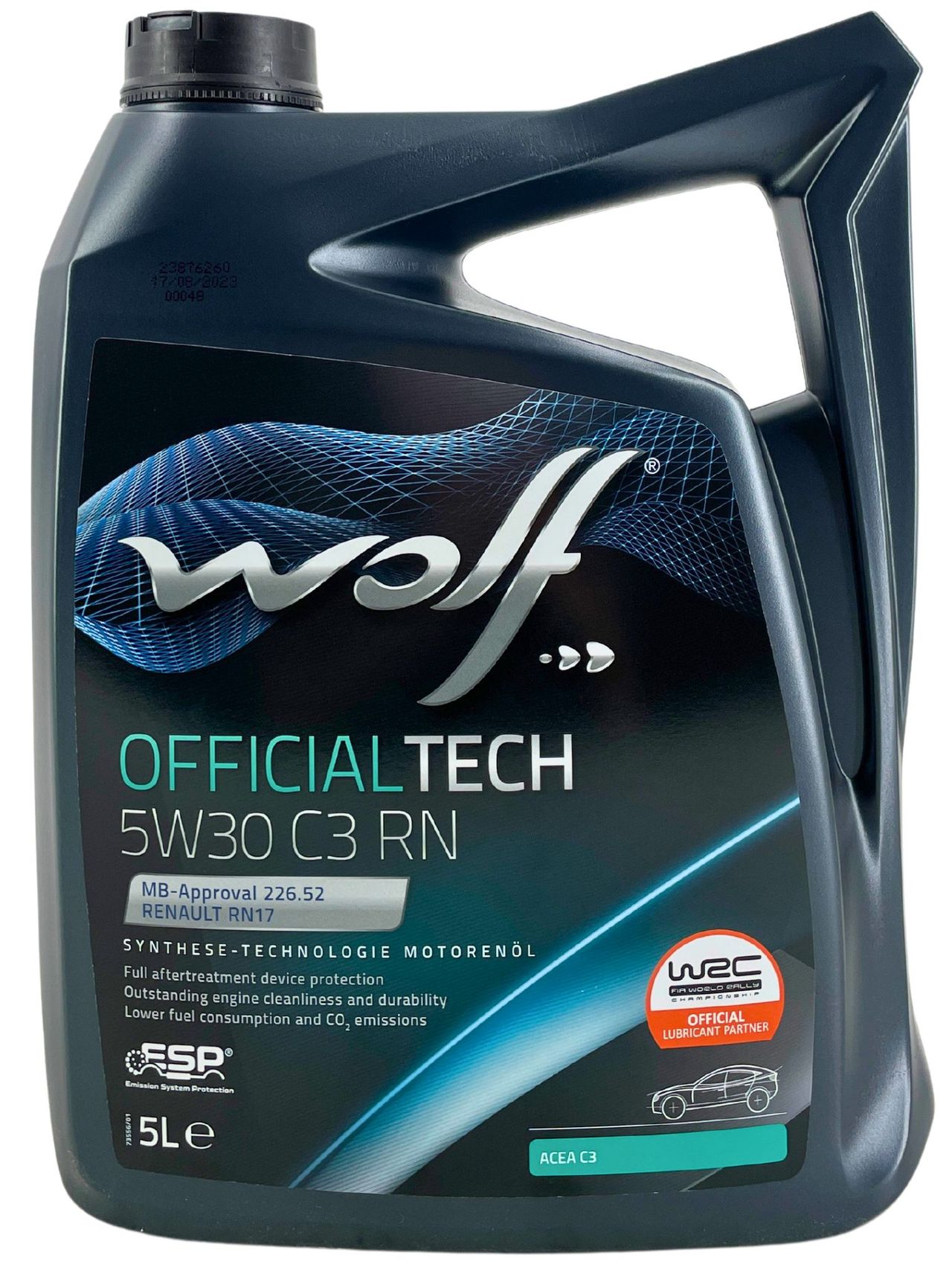 Wolf OfficialTech 5W-30 C3 RN 5 Liter Wolf OfficialTech 5W-30 C3 RN 5 Liter