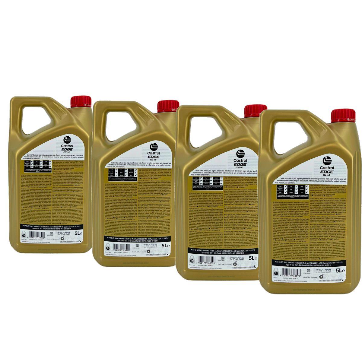 Castrol Edge 5W-40 4x5 Liter