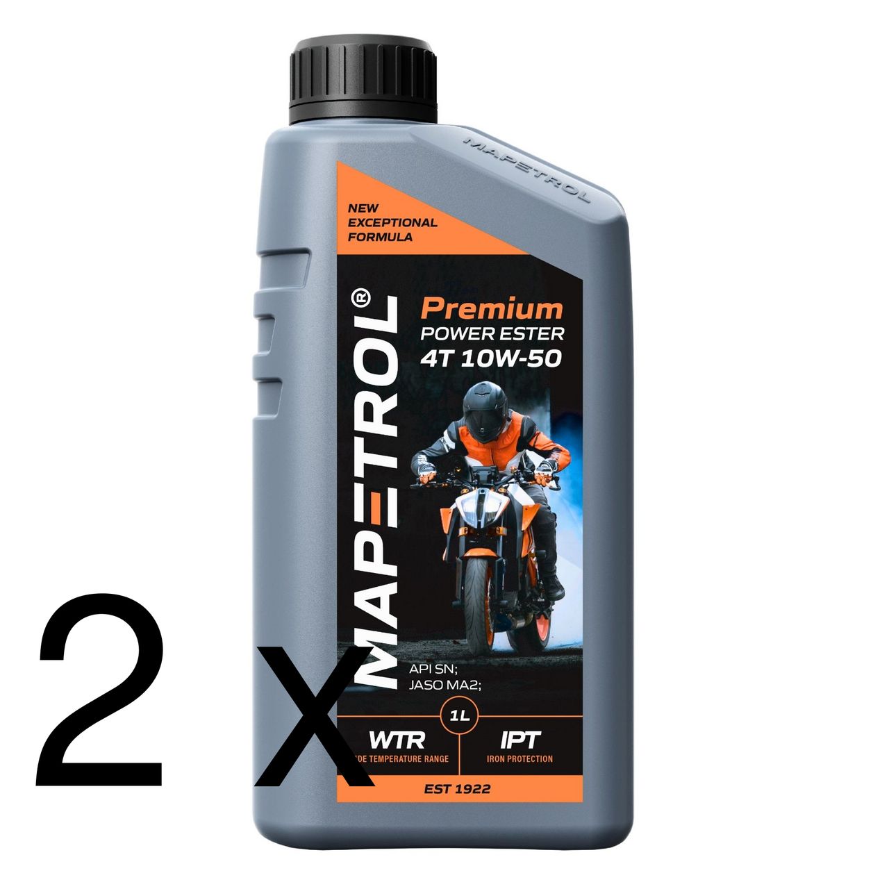 Mapetrol Premium Power Ester 4T 10W-50 2x1 Liter