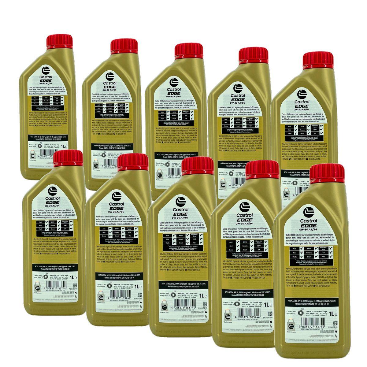 Castrol Edge 0W-30 A3/B4 10x1 Liter