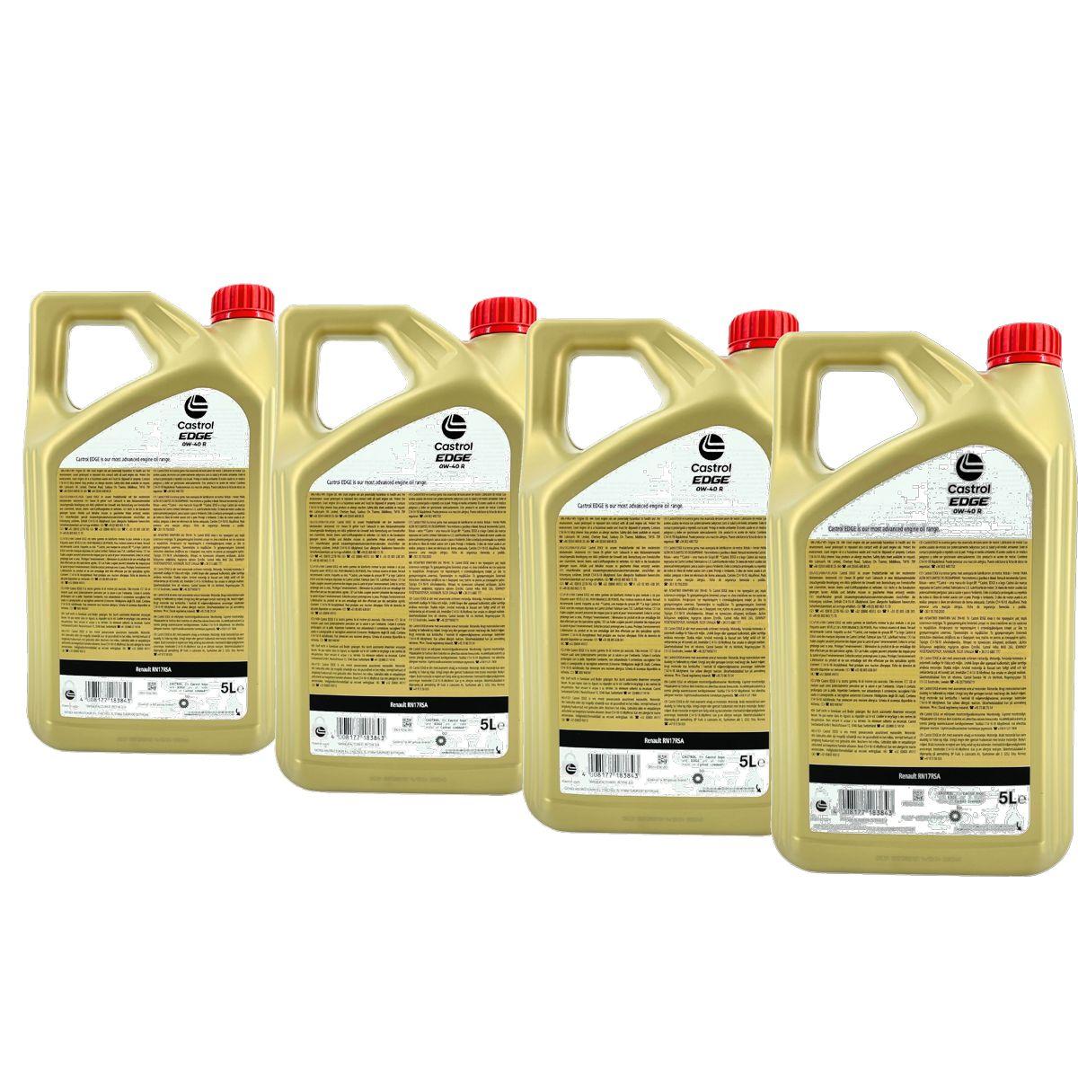 Castrol Edge 0W-40 R 4x5 Liter