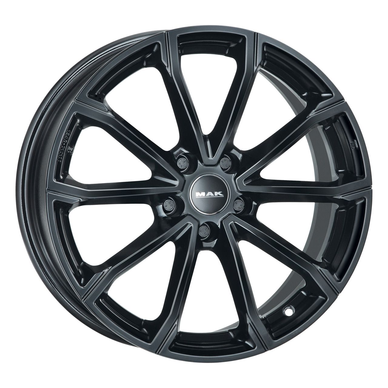 MAK DAVINCI gloss black 7.0Jx18 5x114.3 ET34