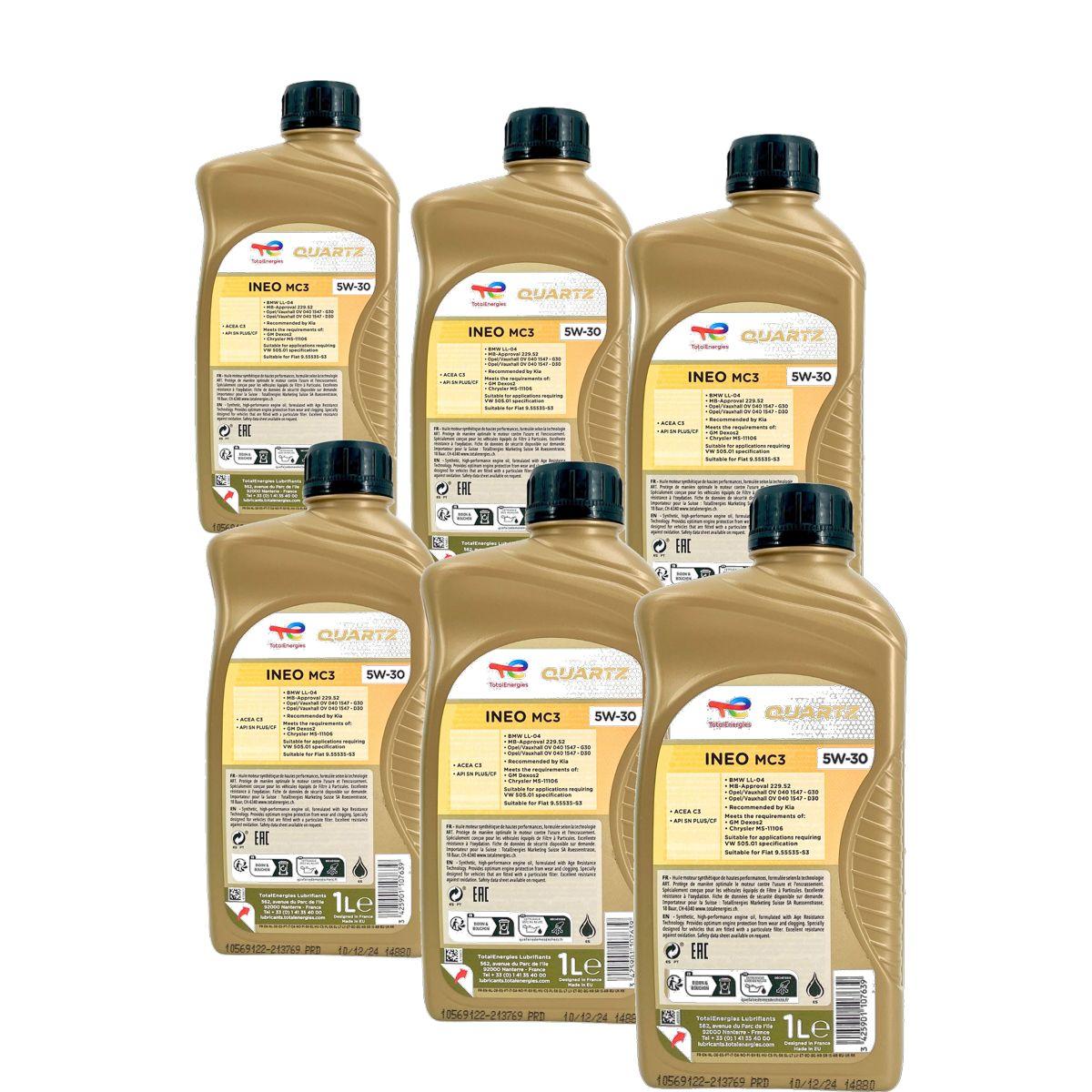Total Quartz Ineo MC3 5W-30 6x1 Liter