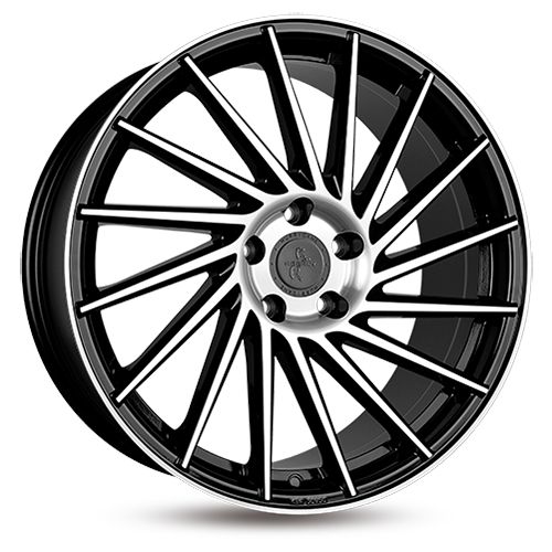 KESKIN KT17 HURRICANE black front polished 8.5Jx19 5x112 ET30