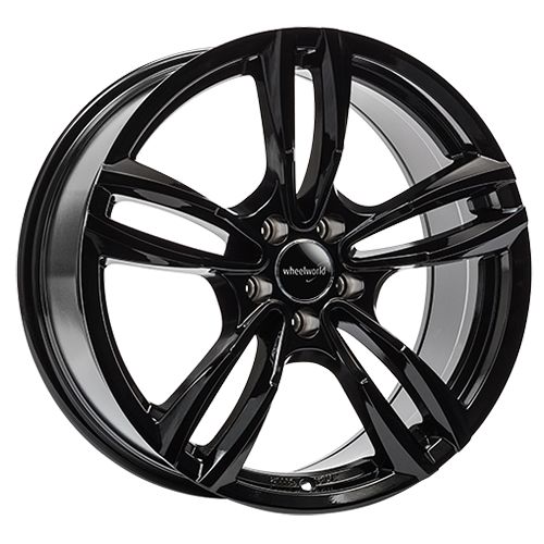 WHEELWORLD-2DRV WH29 schwarz glänzend lackiert 7.5Jx17 5x112 ET52