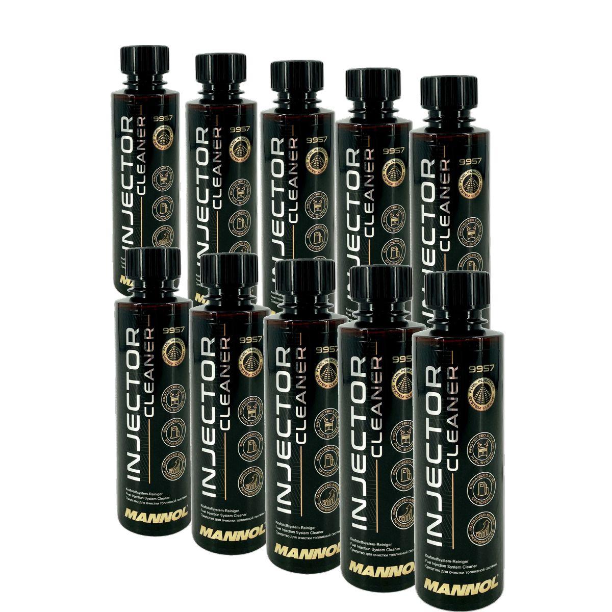 Mannol Injector Cleaner Einspritzdüsenreiniger für Benzinmotoren 10x250 ML