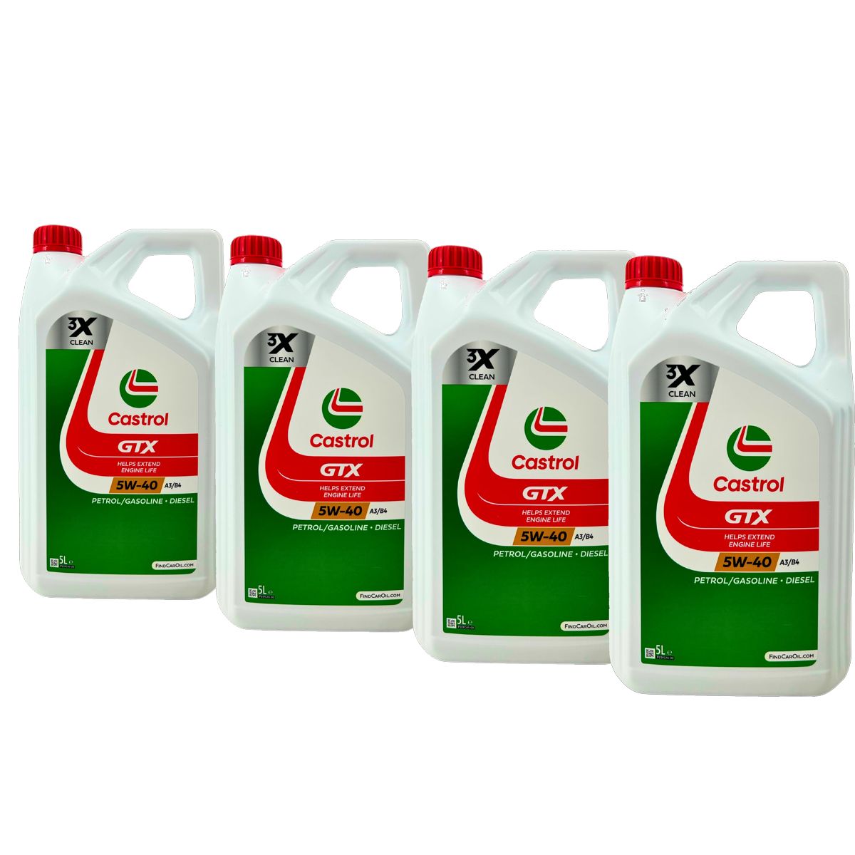 Castrol GTX 5W-40 A3/B4 4x5 Liter