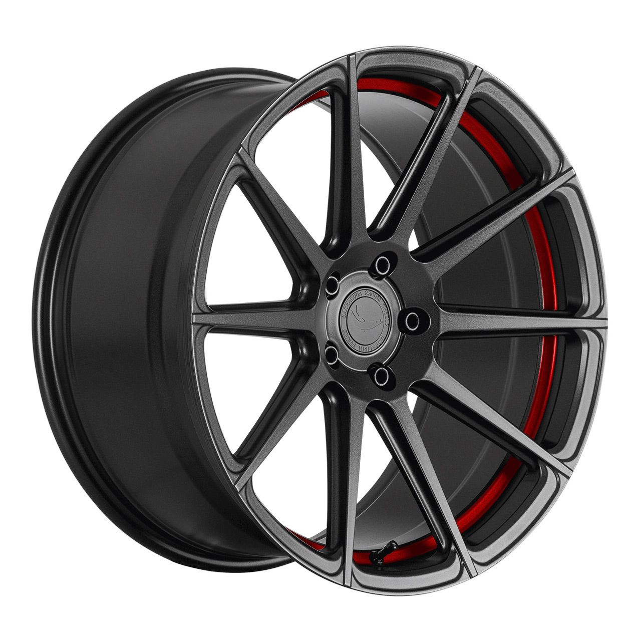 BARRACUDA PROJECT 2.0 Mattgunmetal/ undercut Color Trim rot 9.0Jx20 5x115 ET40
