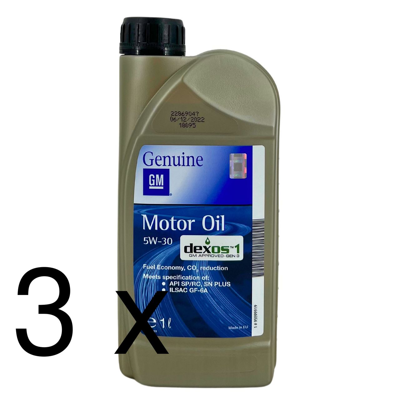 GM Dexos 1 GEN 3 5W-30 3x1 Liter