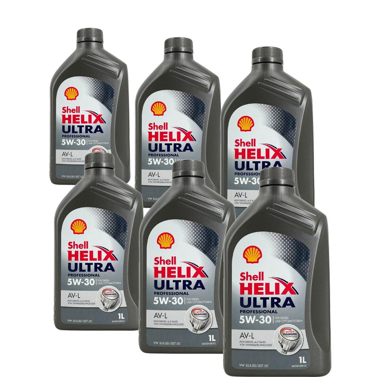 Shell Helix Ultra Professional AV-L 5W-30 6x1 Liter