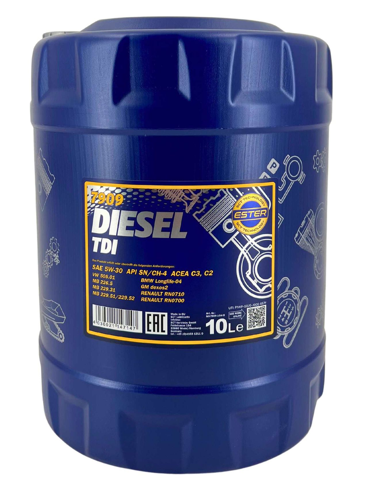 Mannol Diesel TDI 5W-30 10 Liter Mannol Diesel TDI 5W-30 10 Liter