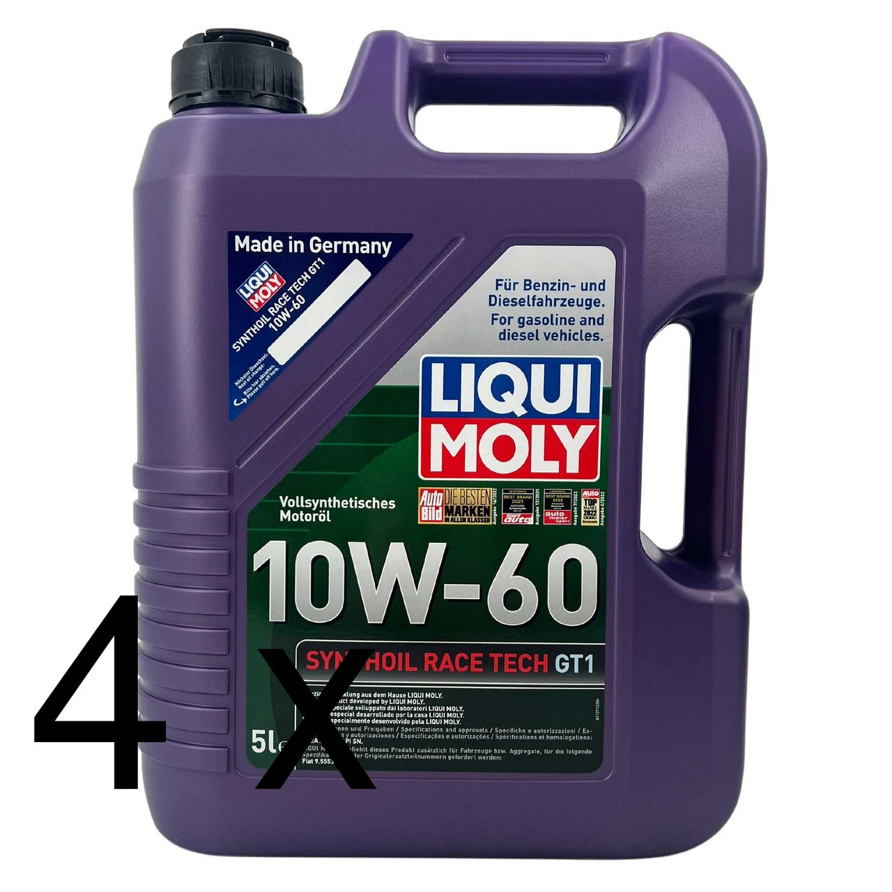 Liqui Moly Synthoil Race Tech GT1 10W-60 4x5 Liter