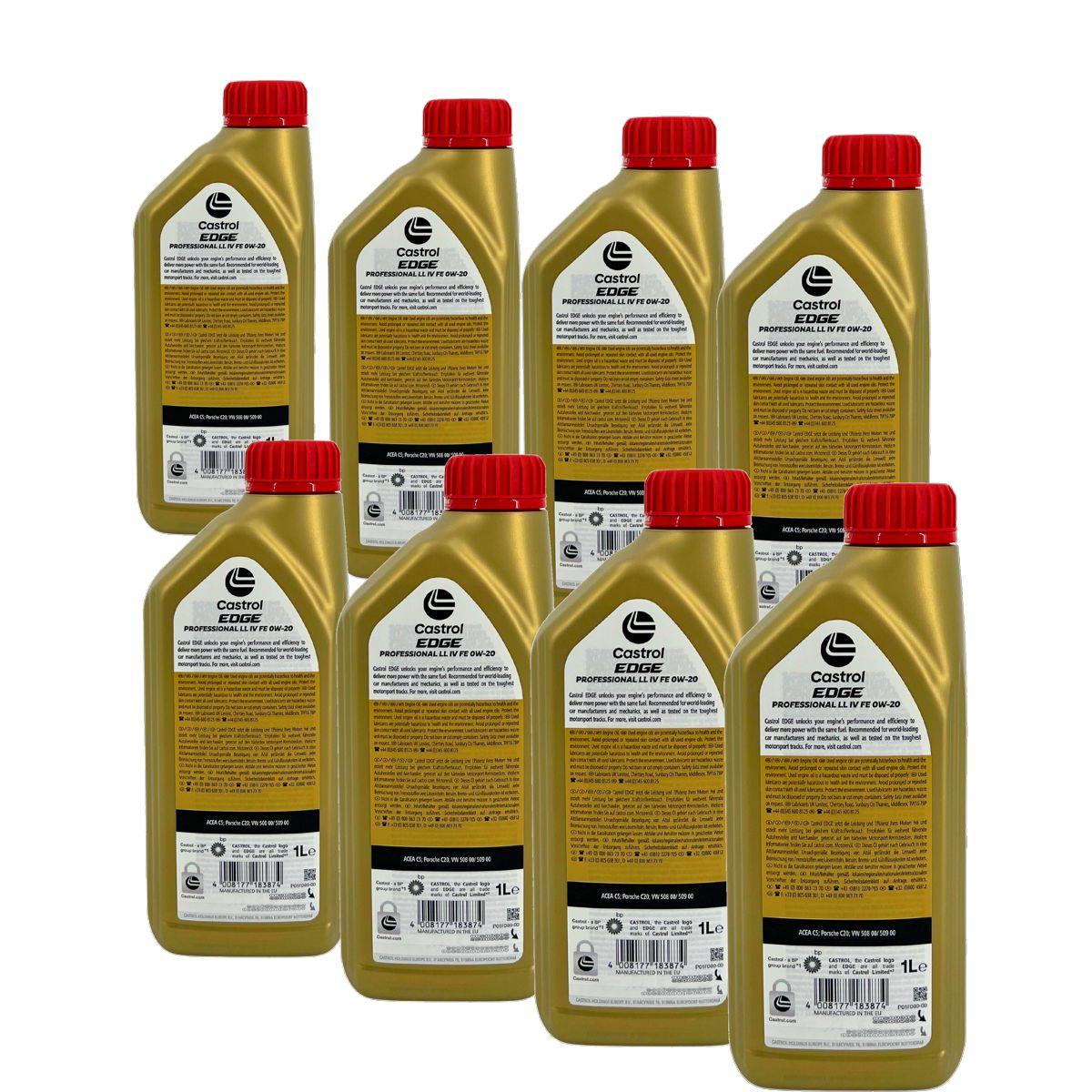 Castrol Edge Professional LL IV FE 0W-20 8x1 Liter