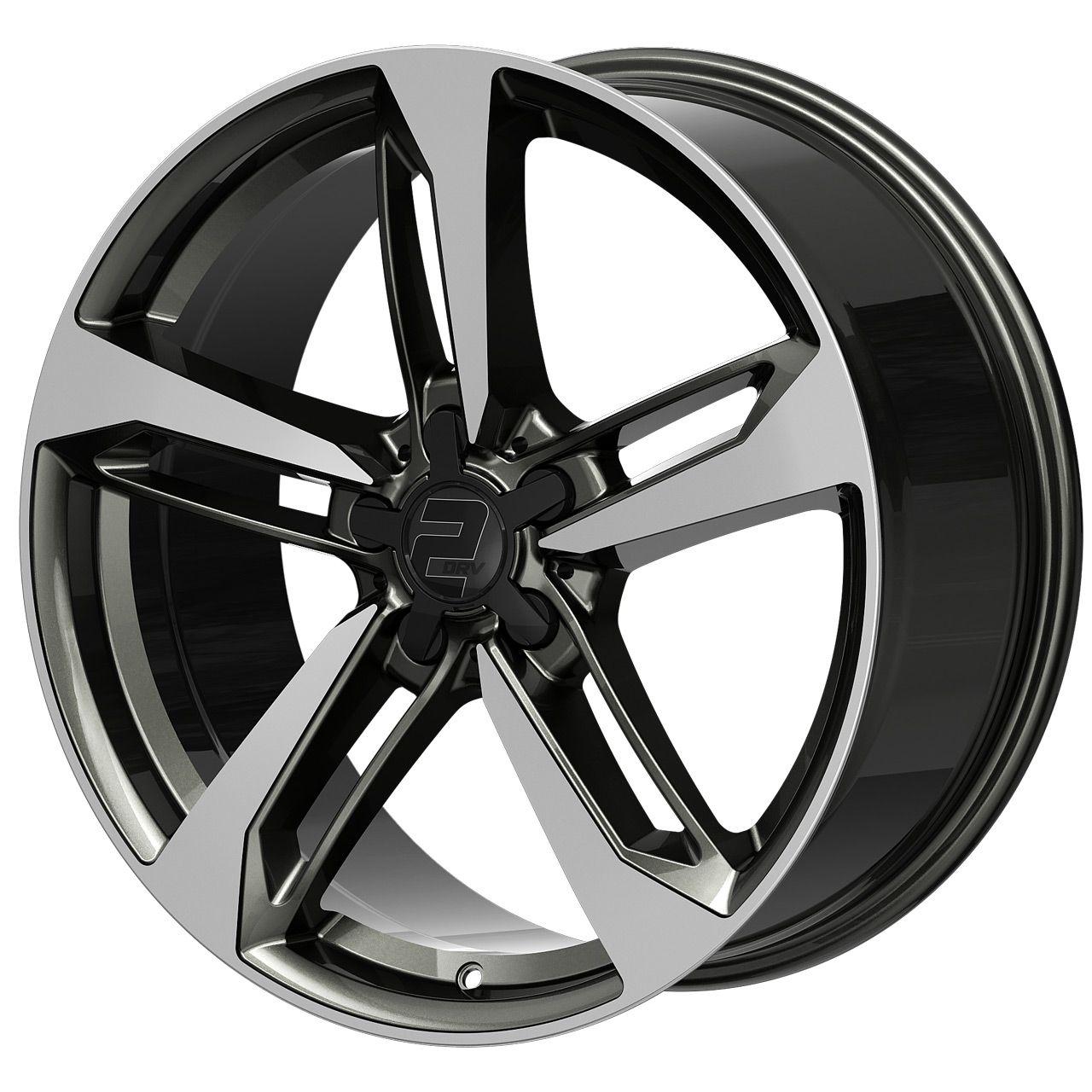WHEELWORLD-2DRV WH36 dark gunmetal full machined 8.5Jx19 5x112 ET48